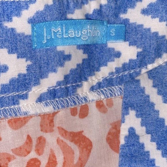 J. McLaughlin spring tunic top size small - Picture 5 of 8